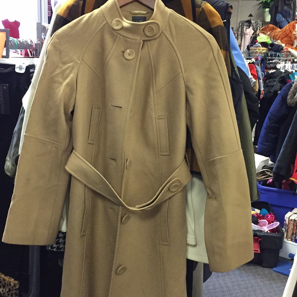 Armani Exchange wool trench coat